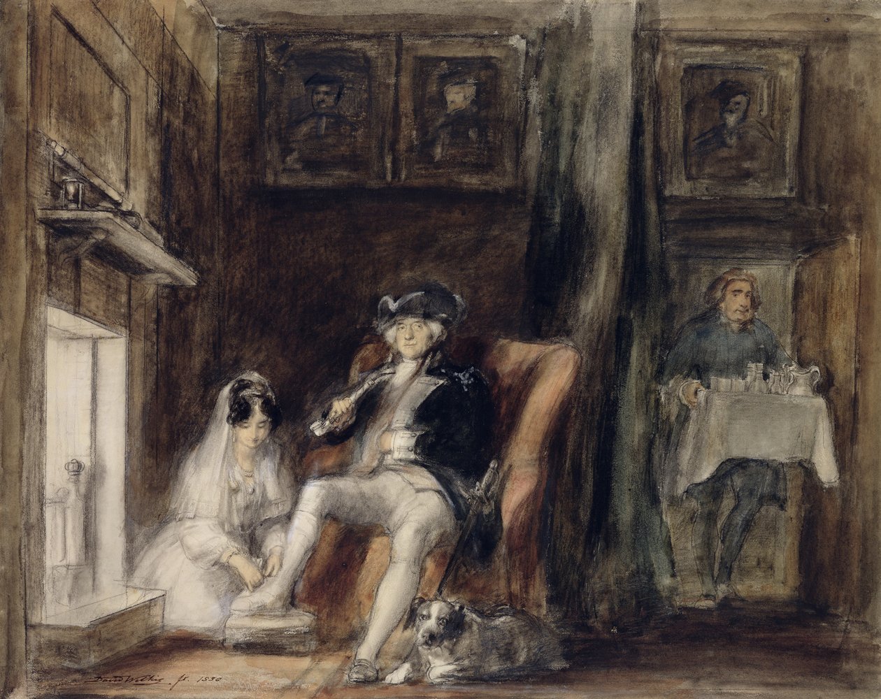 De gehandicapte commodore in zijn pensioen, 1830 door David Wilkie
