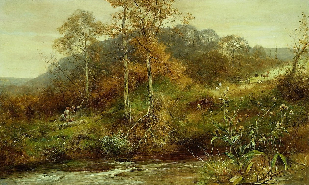 Herfstrivier Scène, De Beek door David Bates