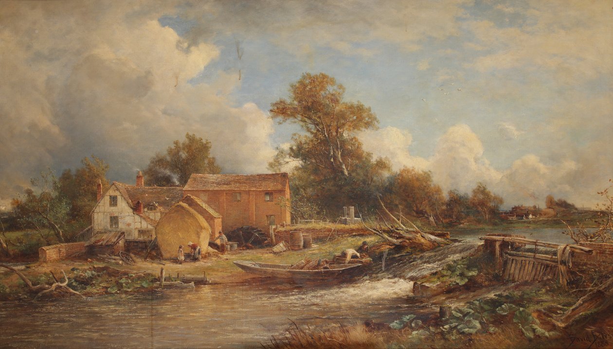 Forge Mill, Rivier Tame, 1888 door David Bates