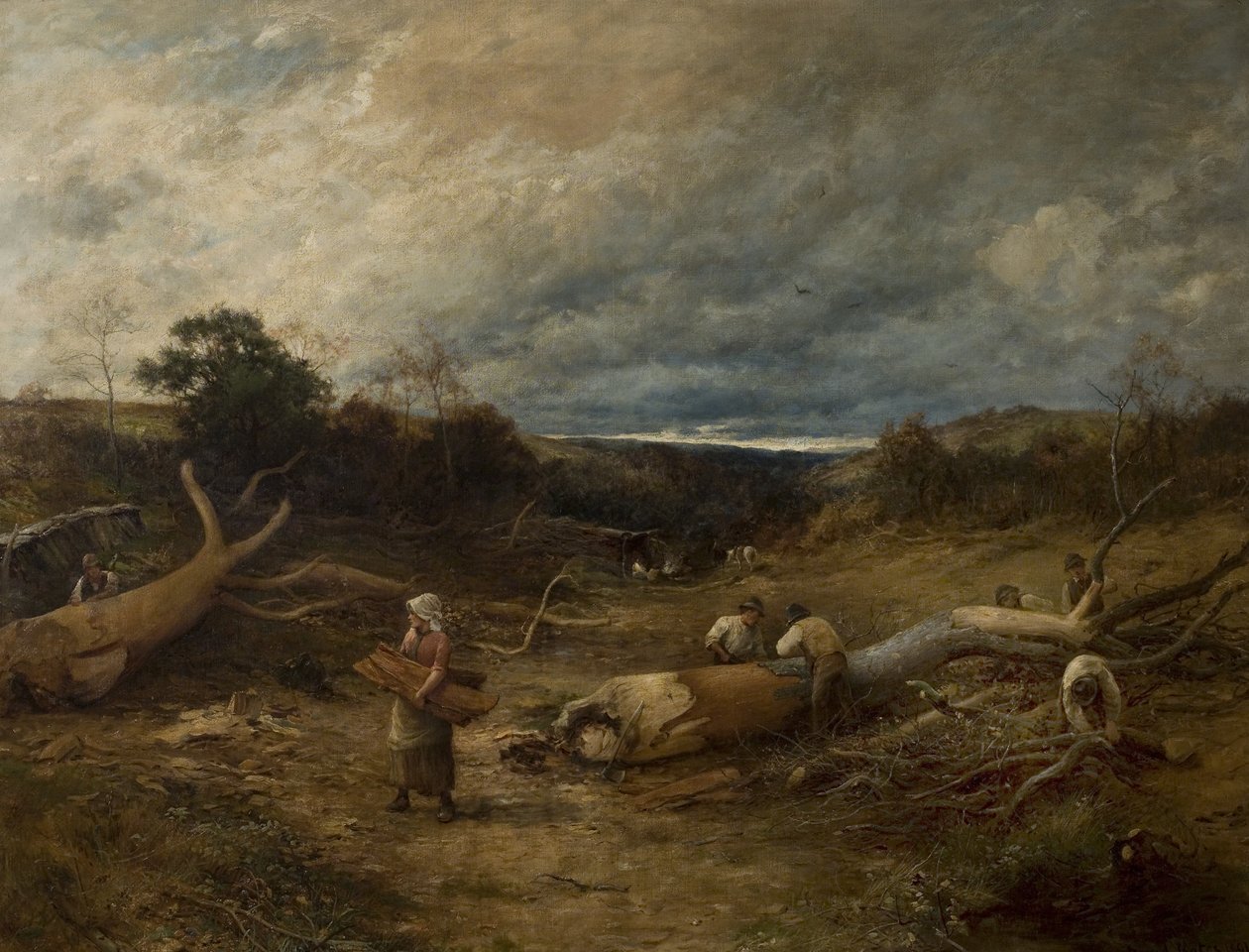Harten van Eik, 1891 door David Bates