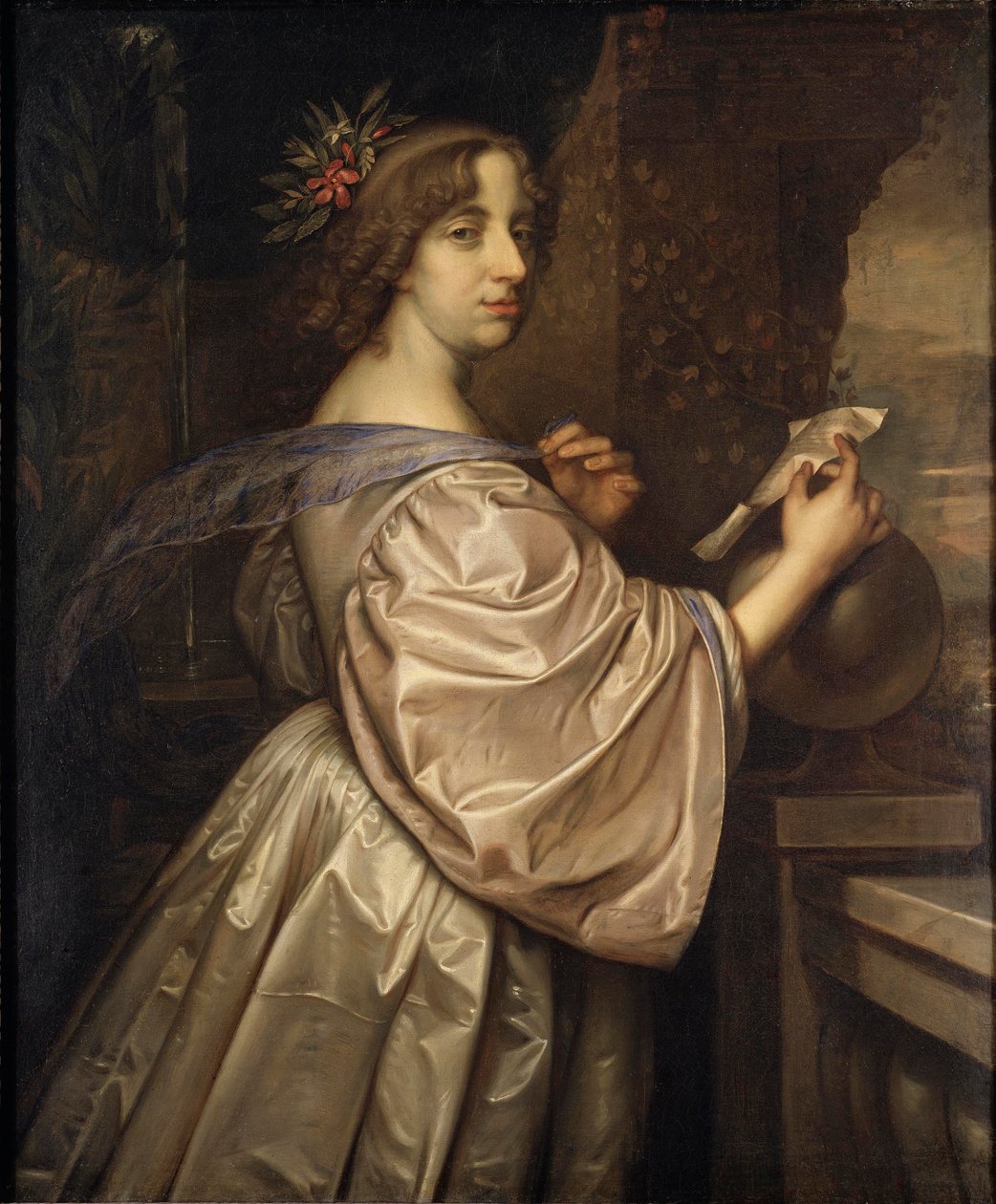 Koningin Christina van Zweden, 1650 door David Beck