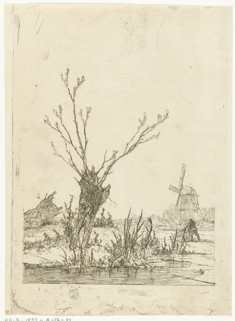 Winterlandschap door David Bles