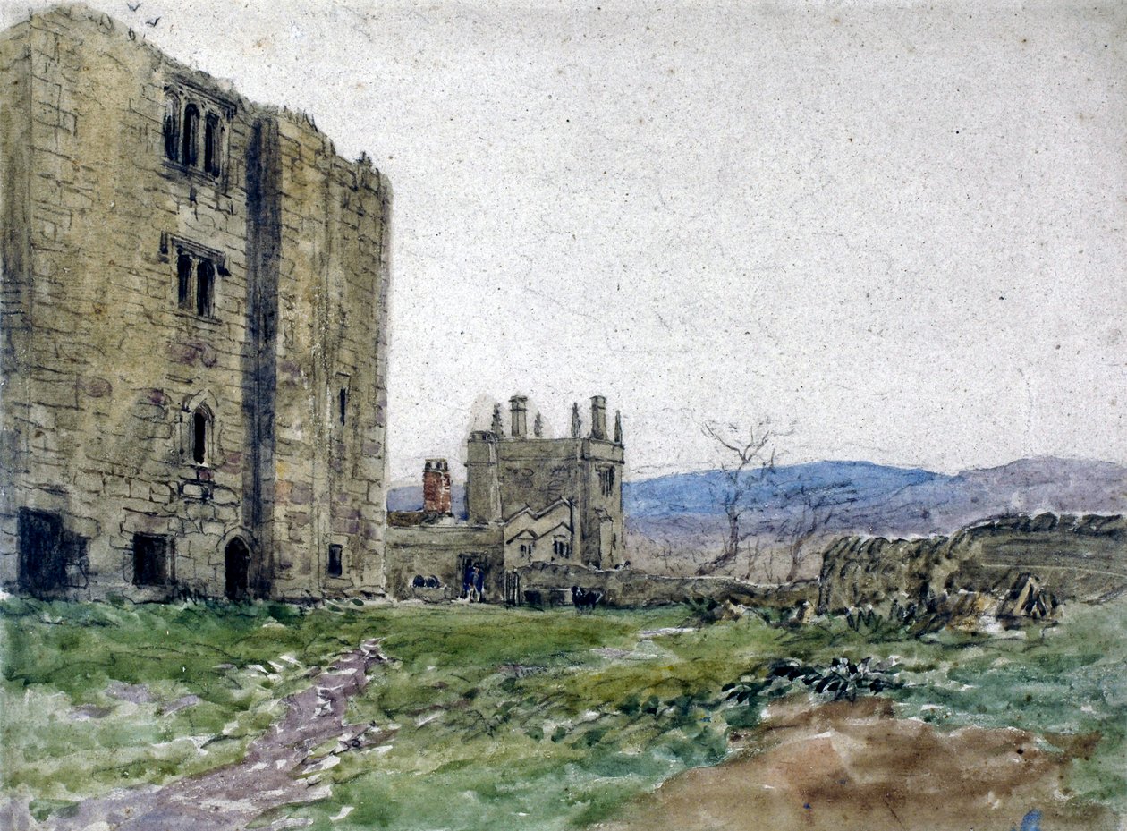 Barden Tower, Yorkshire door David Cox