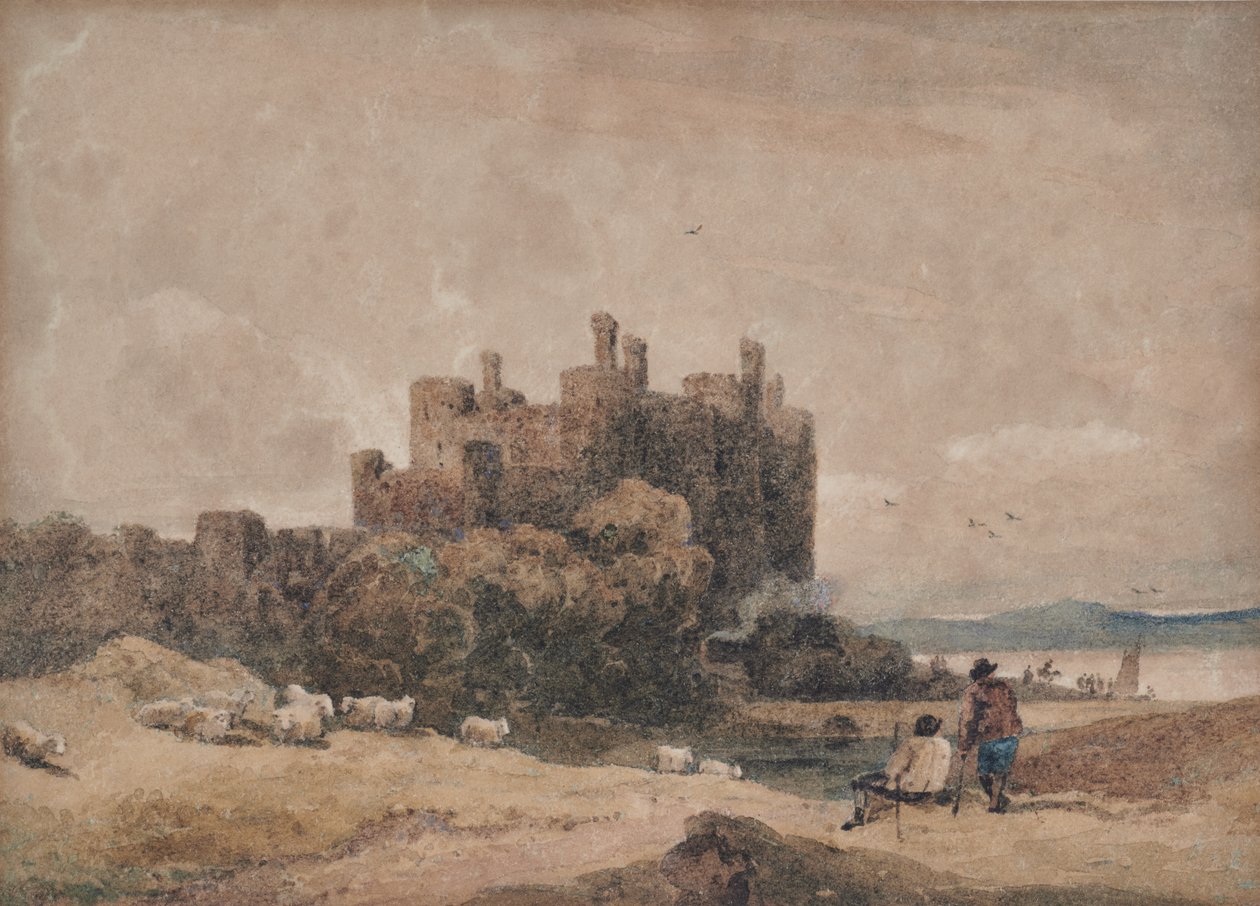 Conway Castle door David Cox