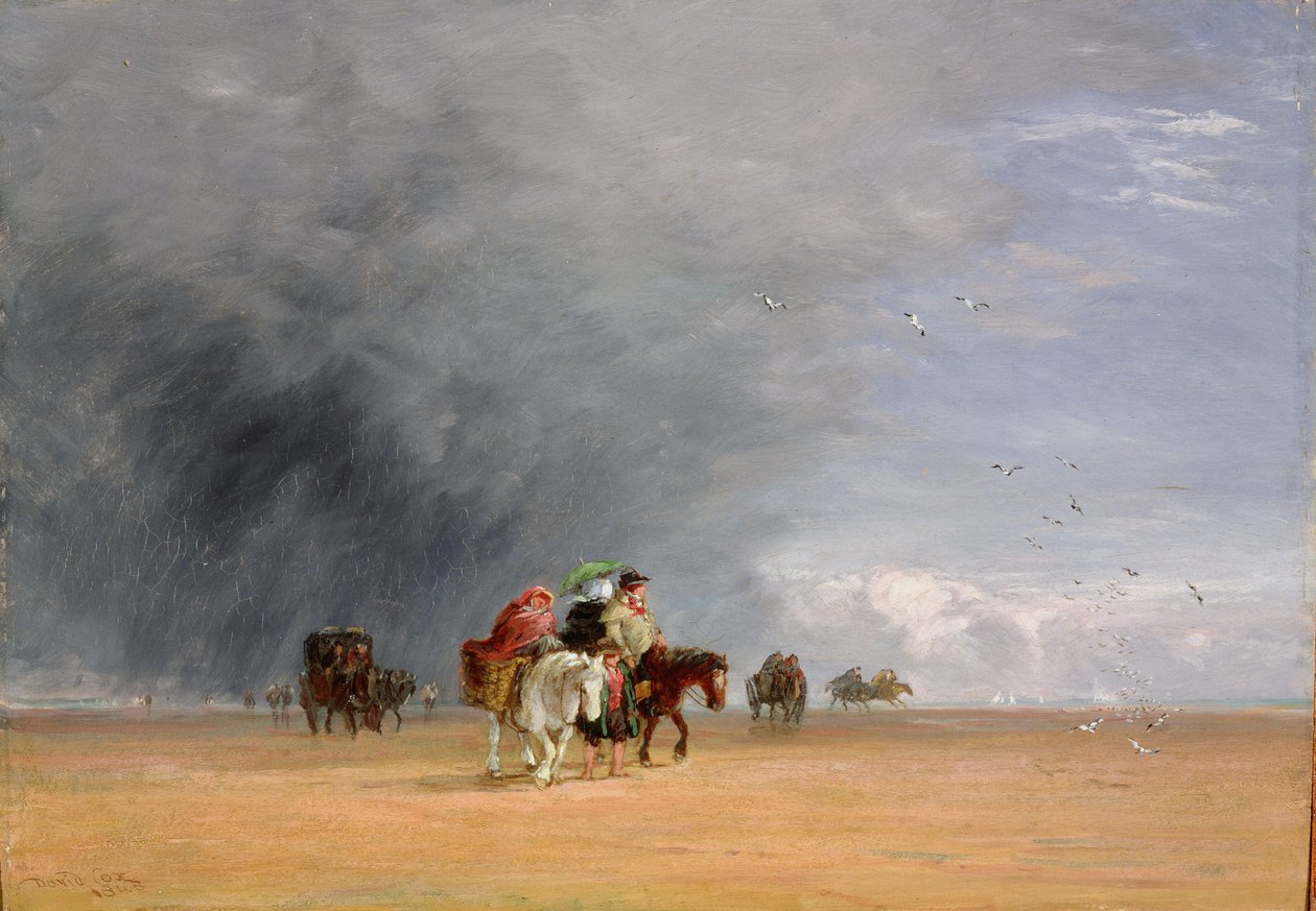 De zandoversteek, 1848 door David Cox
