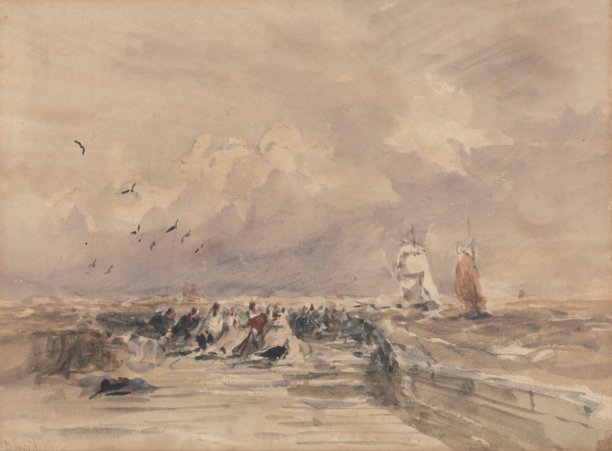 Dieppe Pier, Stijve bries door David Cox
