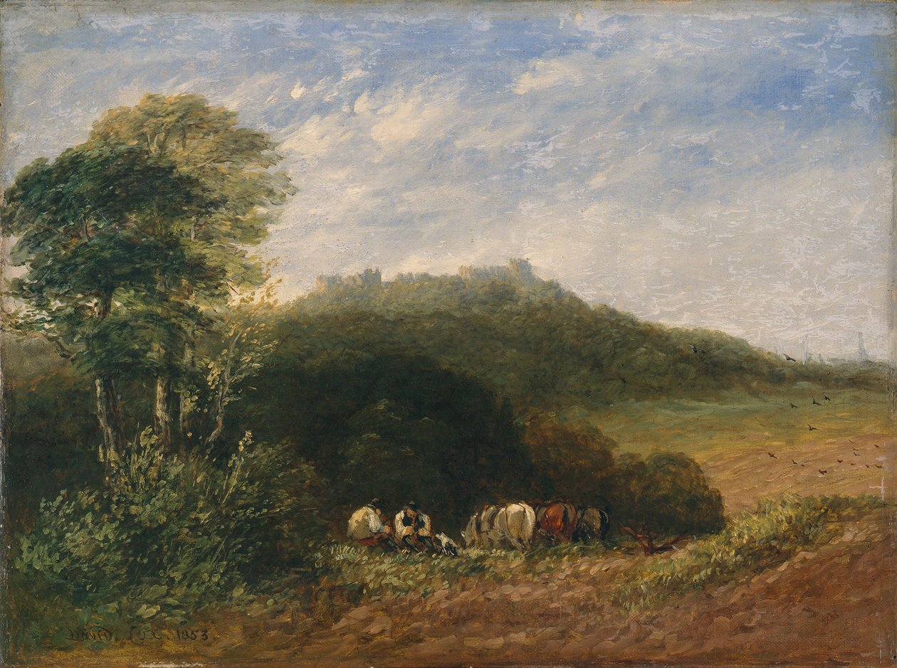 Kasteel Dudley; 1853 door David Cox