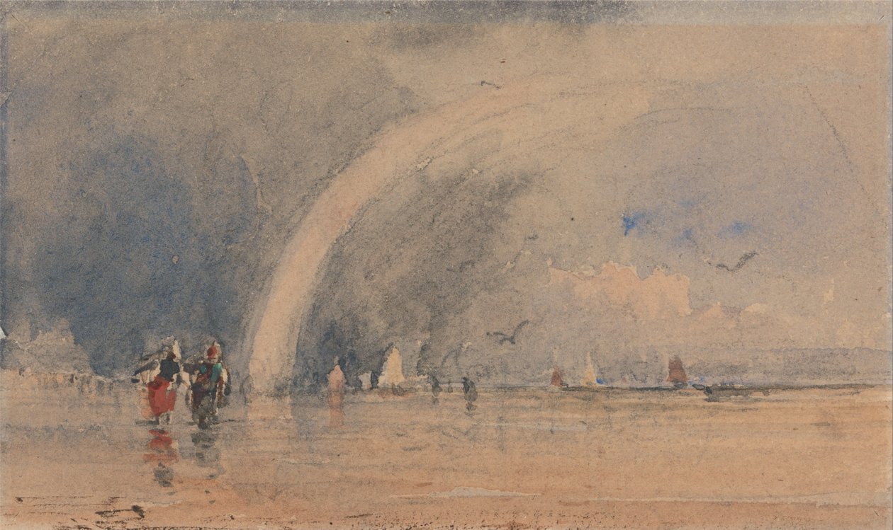 Morecambe zand door David Cox