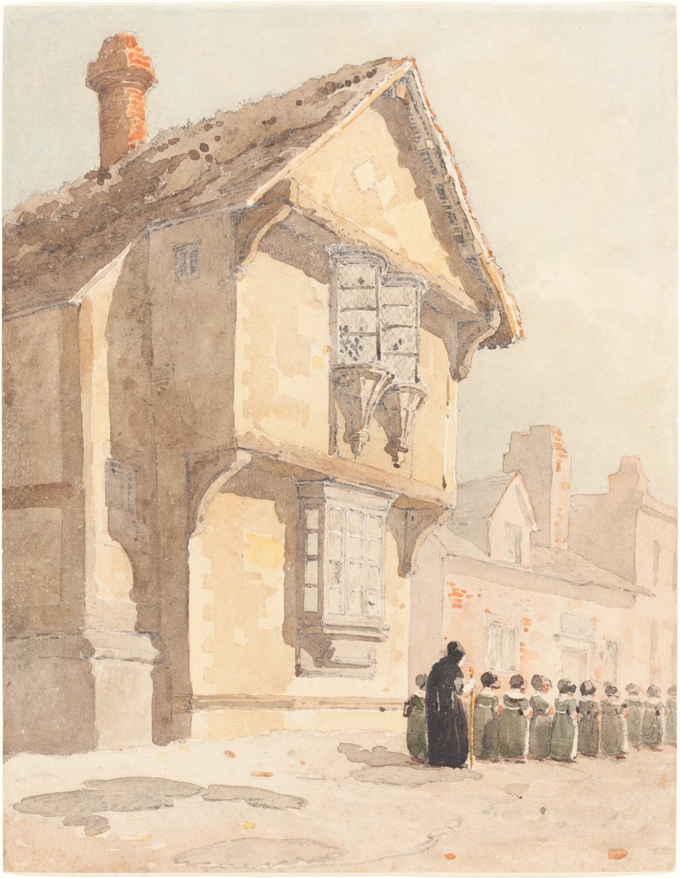 De schoolwandeling door David Cox