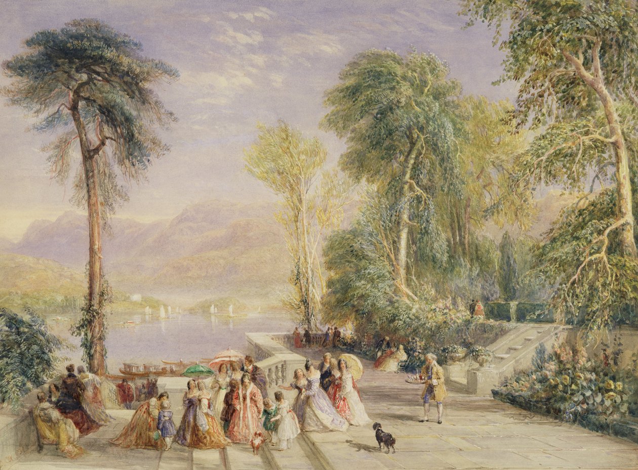 Windermere tijdens de regatta door David Cox
