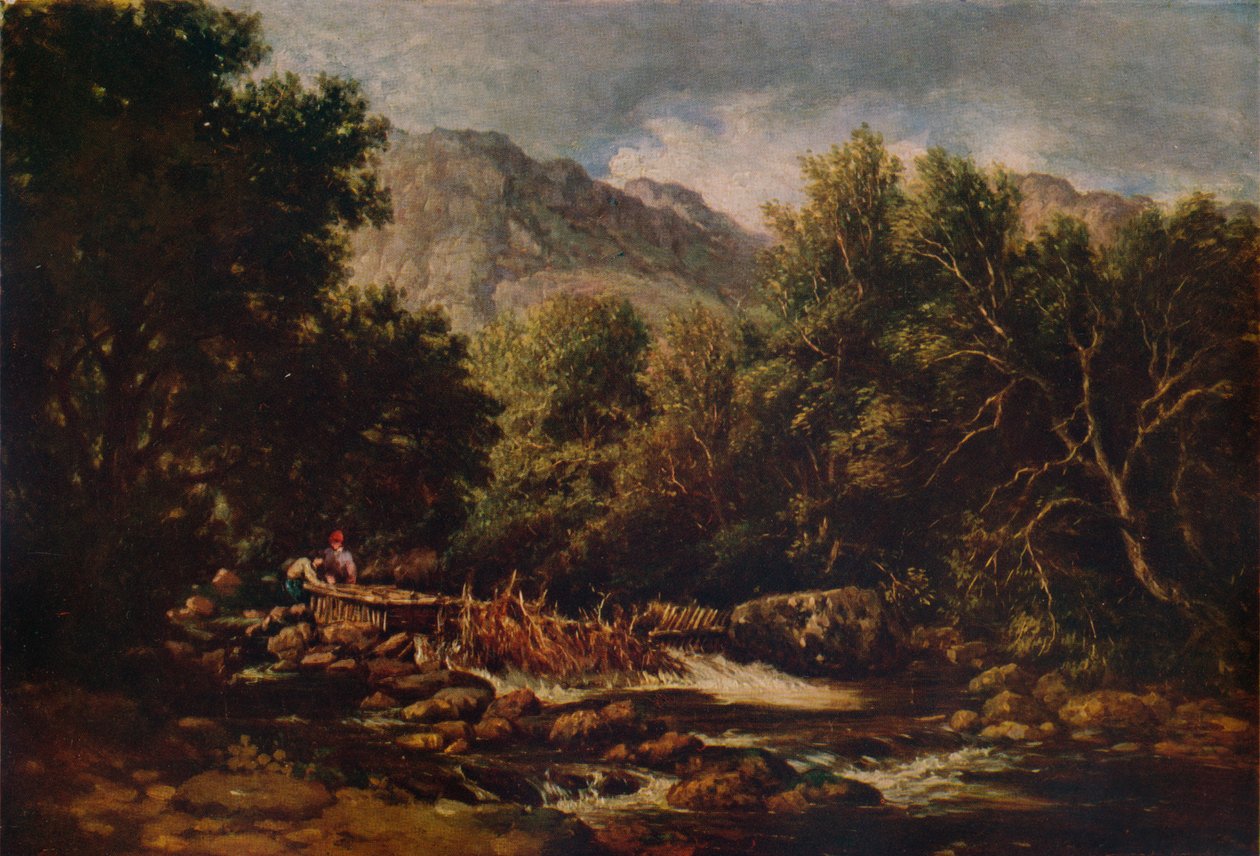 Op de Lledr door David Cox the elder