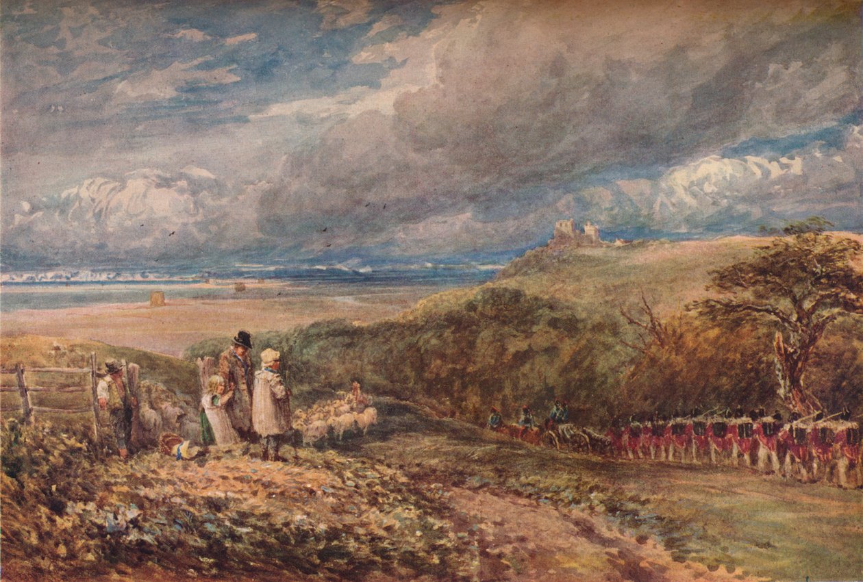 Vrede en Oorlog, ca. 1848 door David Cox the elder
