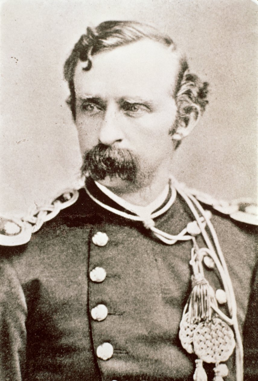 Generaal George A. Custer door David Frances Barry