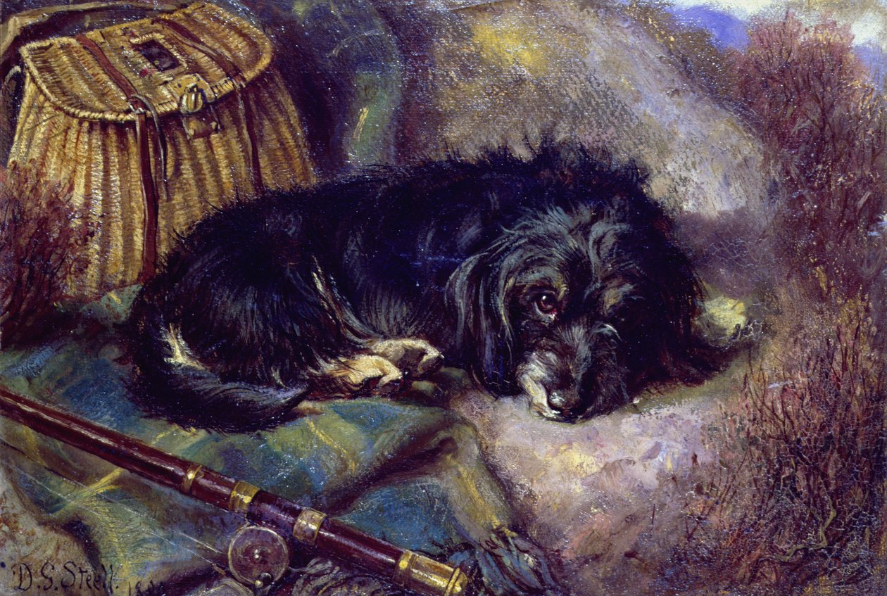 Op Wacht, 1880 door David George Steell