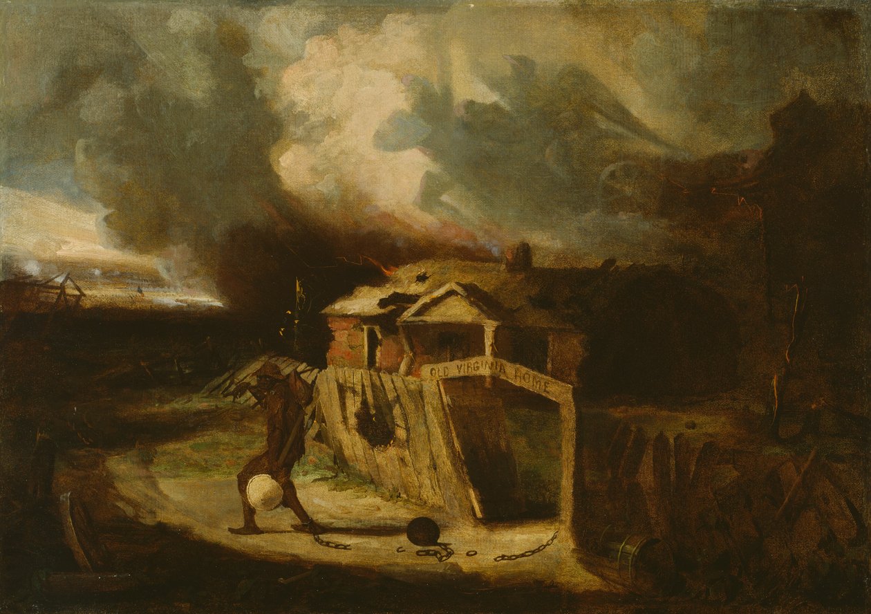 Oud Virginia Huis, 1864 door David Gilmour Blythe