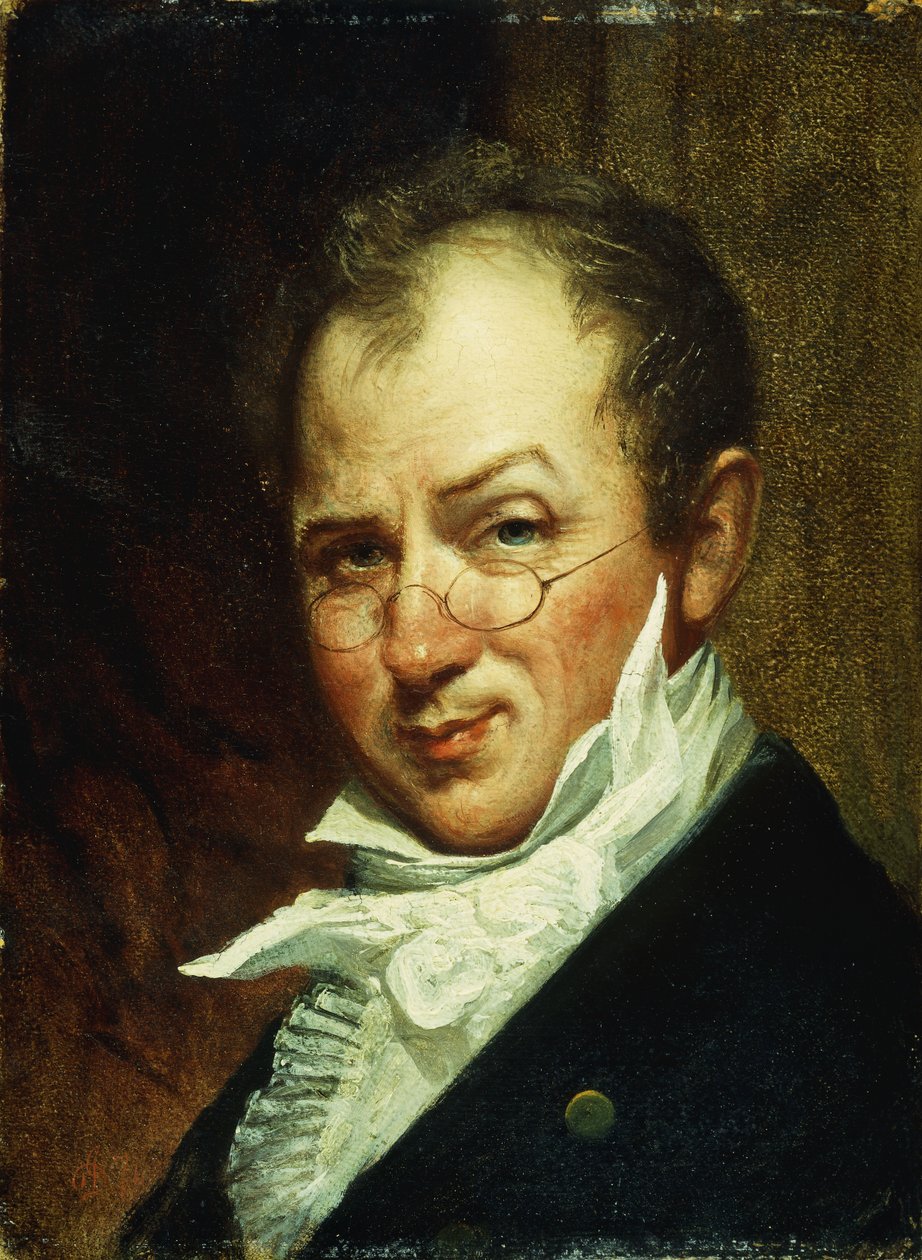Zelfportret in koloniale kleding, 1874 door David Johnson