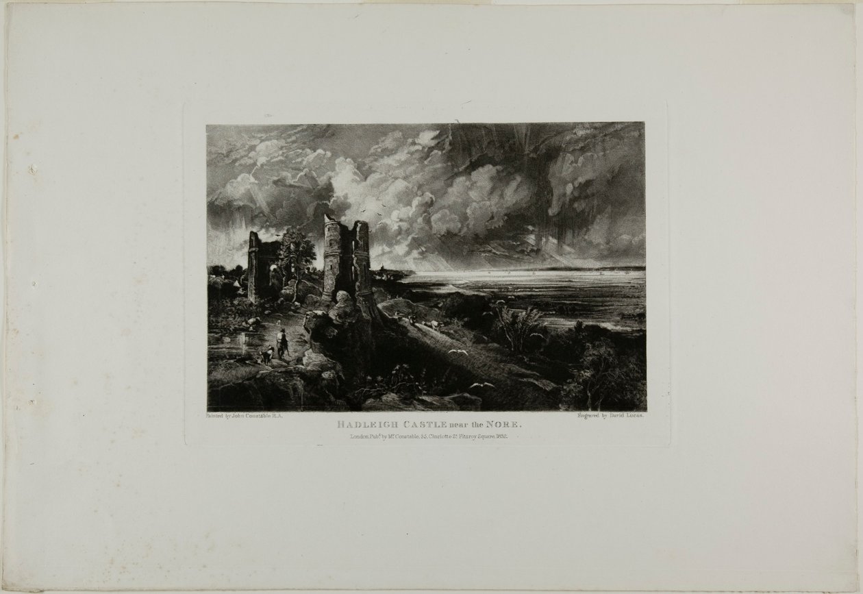 Hadleigh Kasteel Bij de Nore door David Lucas