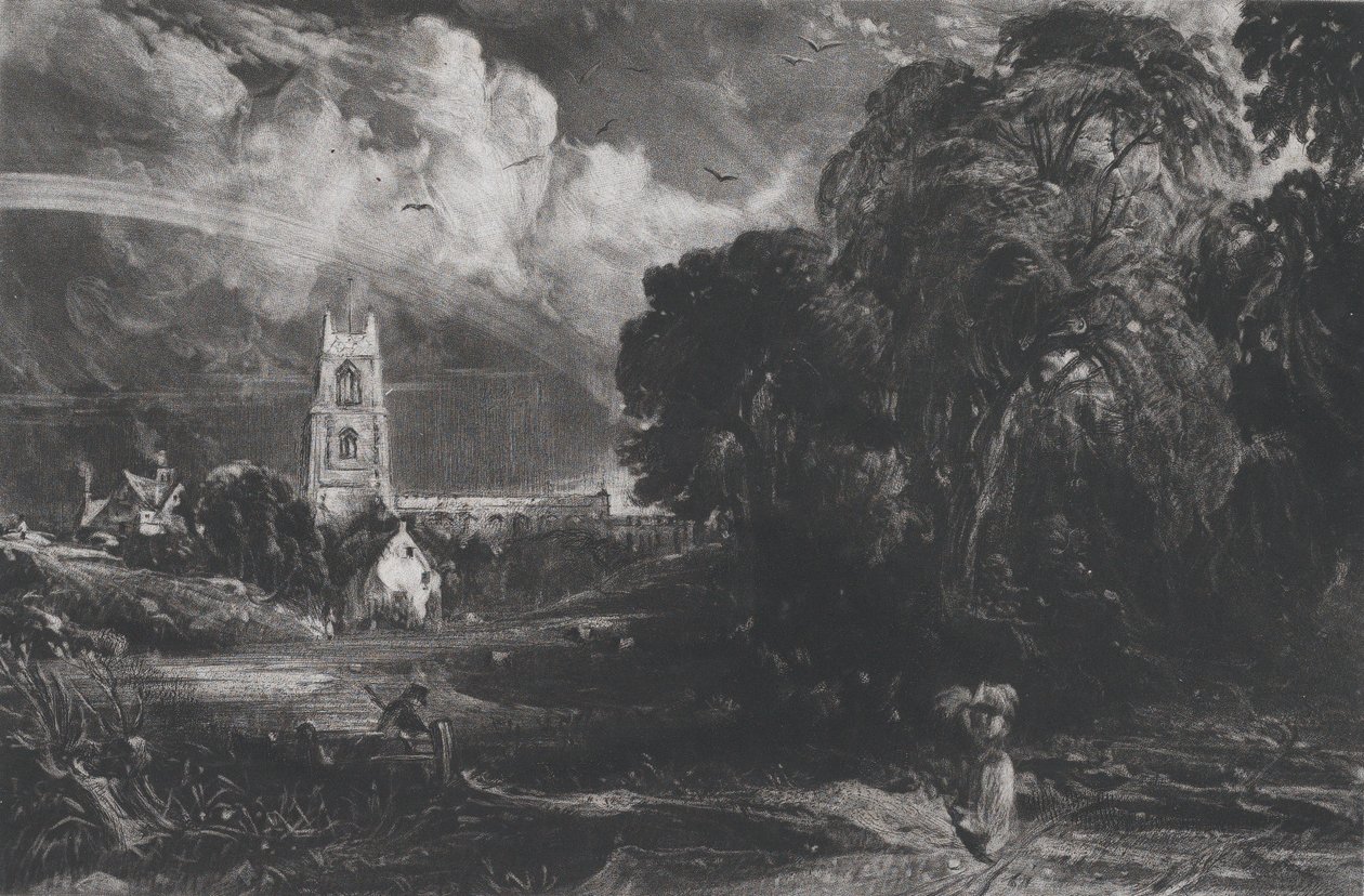Stoke-by-Neyland, 1830 door David Lucas