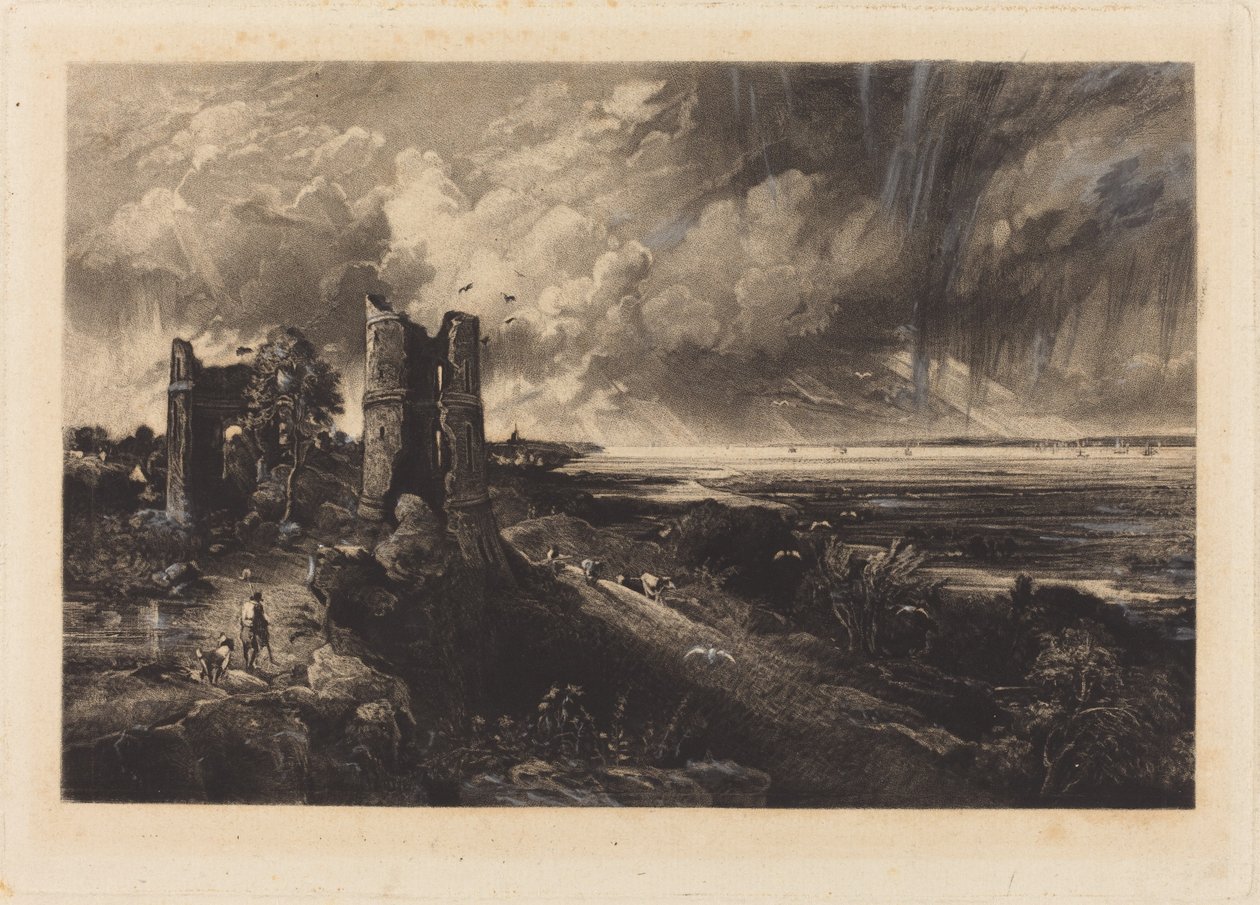Hadleigh Castle door David Lucas after John Constable