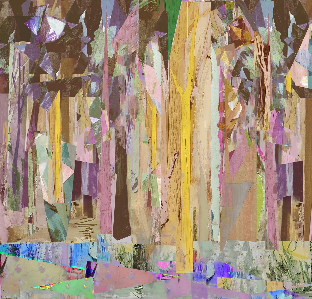 Bosje/Fragmenten, 2017 door David McConochie