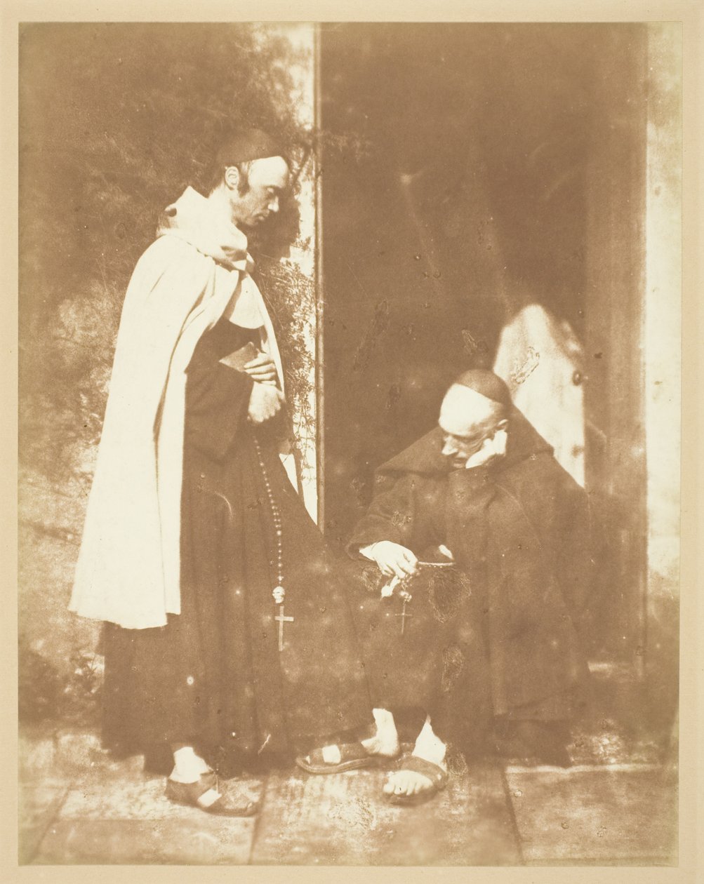 Twee Monniken door David Octavius Hill