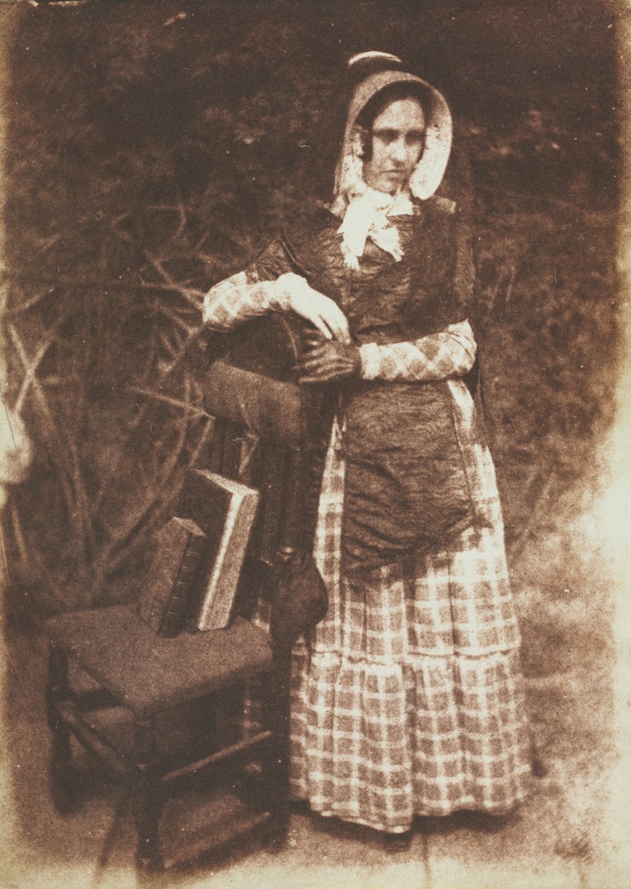 Onbekende vrouw, c. 1844 door David Octavius Hill