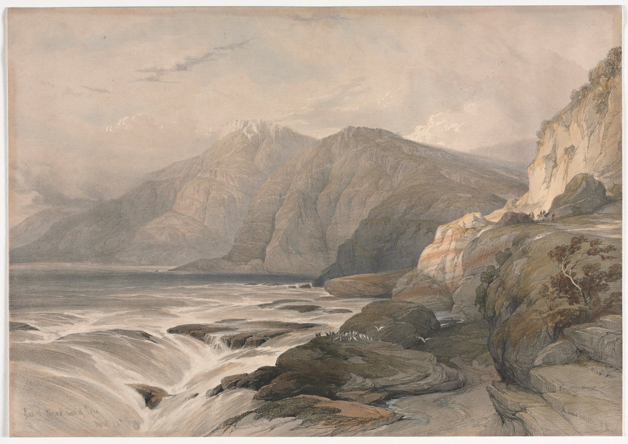 Kust van Syrië door David Roberts