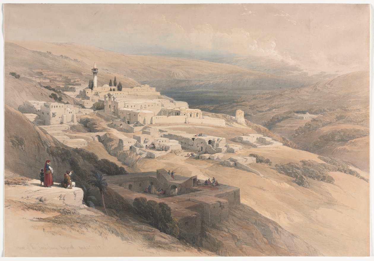 Klooster van de Terra-Santa, Nazareth door David Roberts