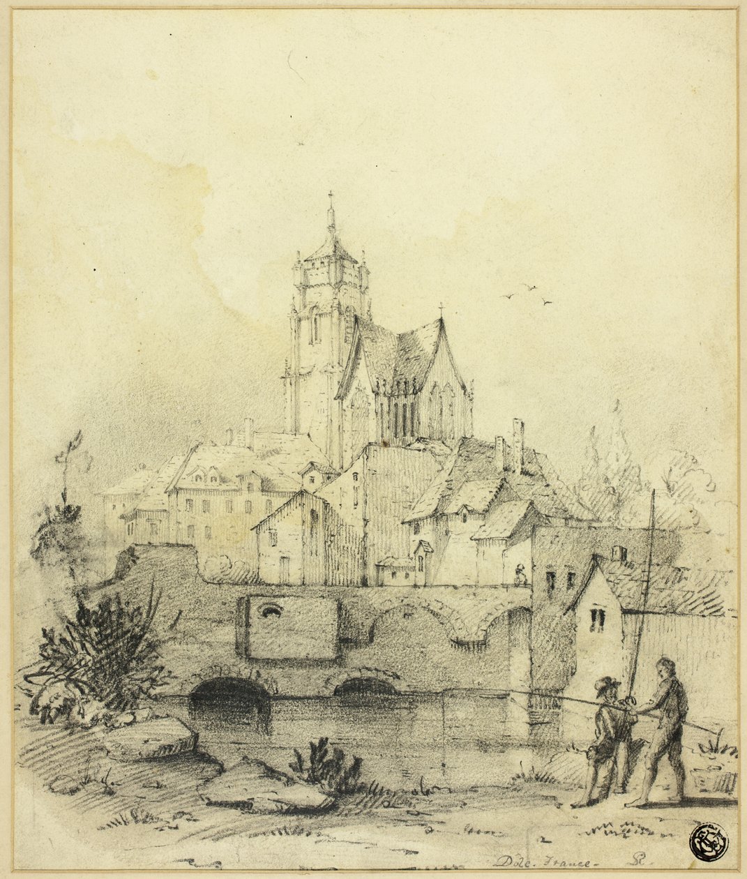 Dole, Frankrijk door David Roberts