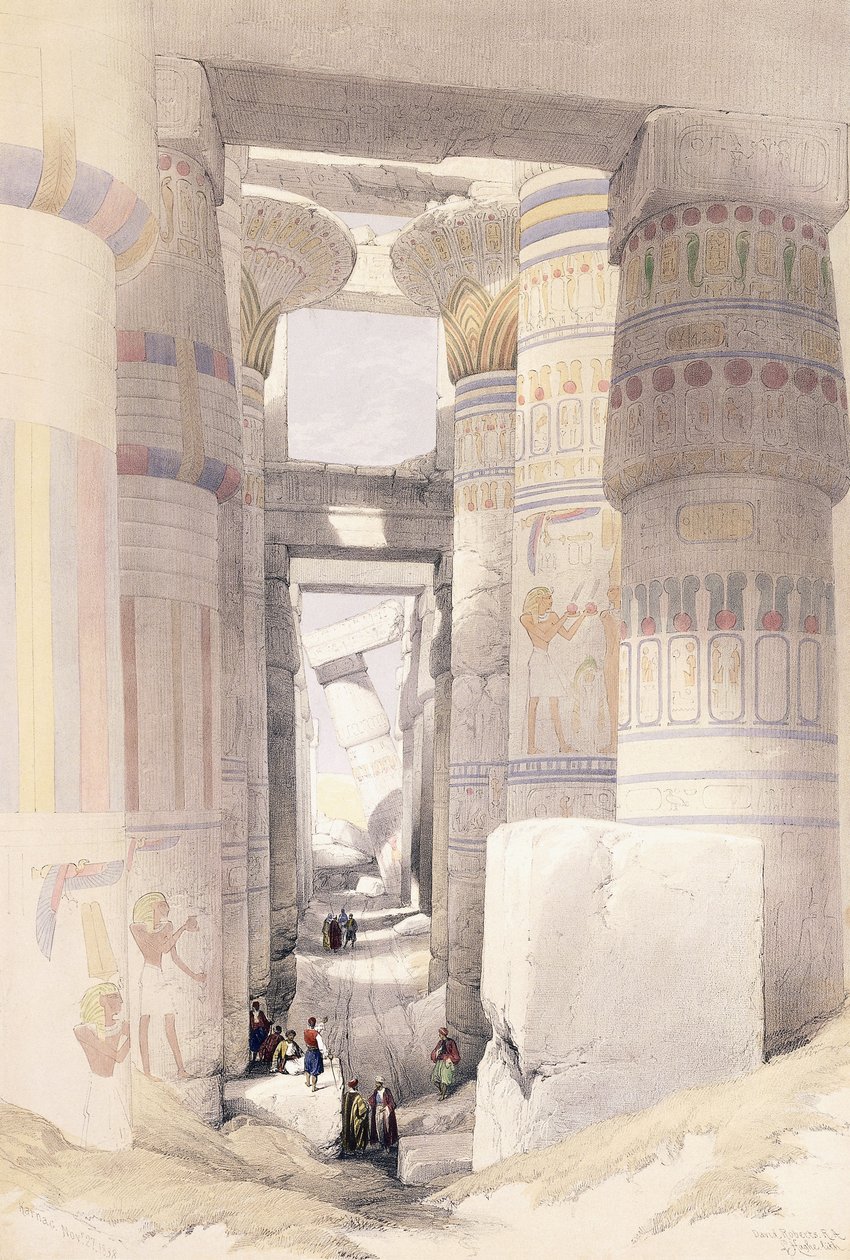 Karnak, 27 november 1838, 1842-1849 door David Roberts