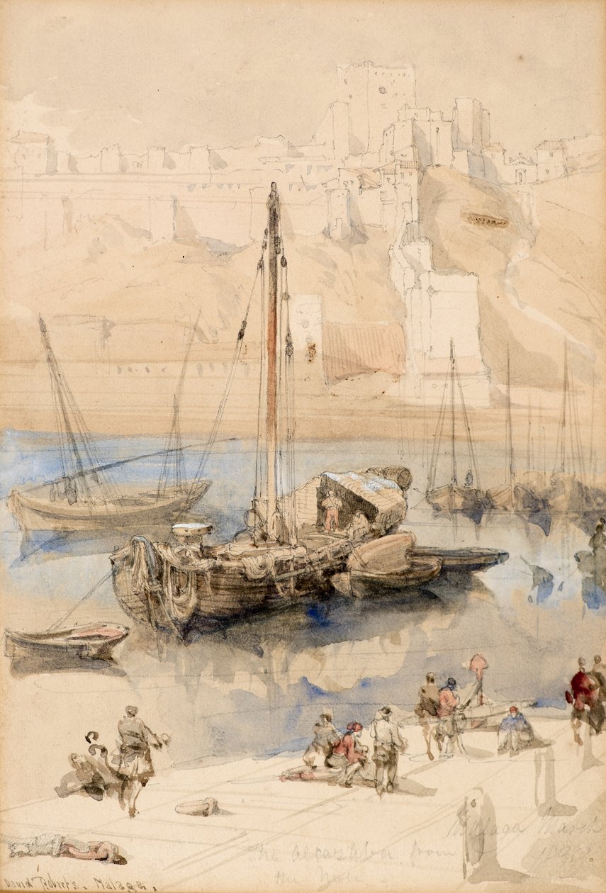 Malaga door David Roberts