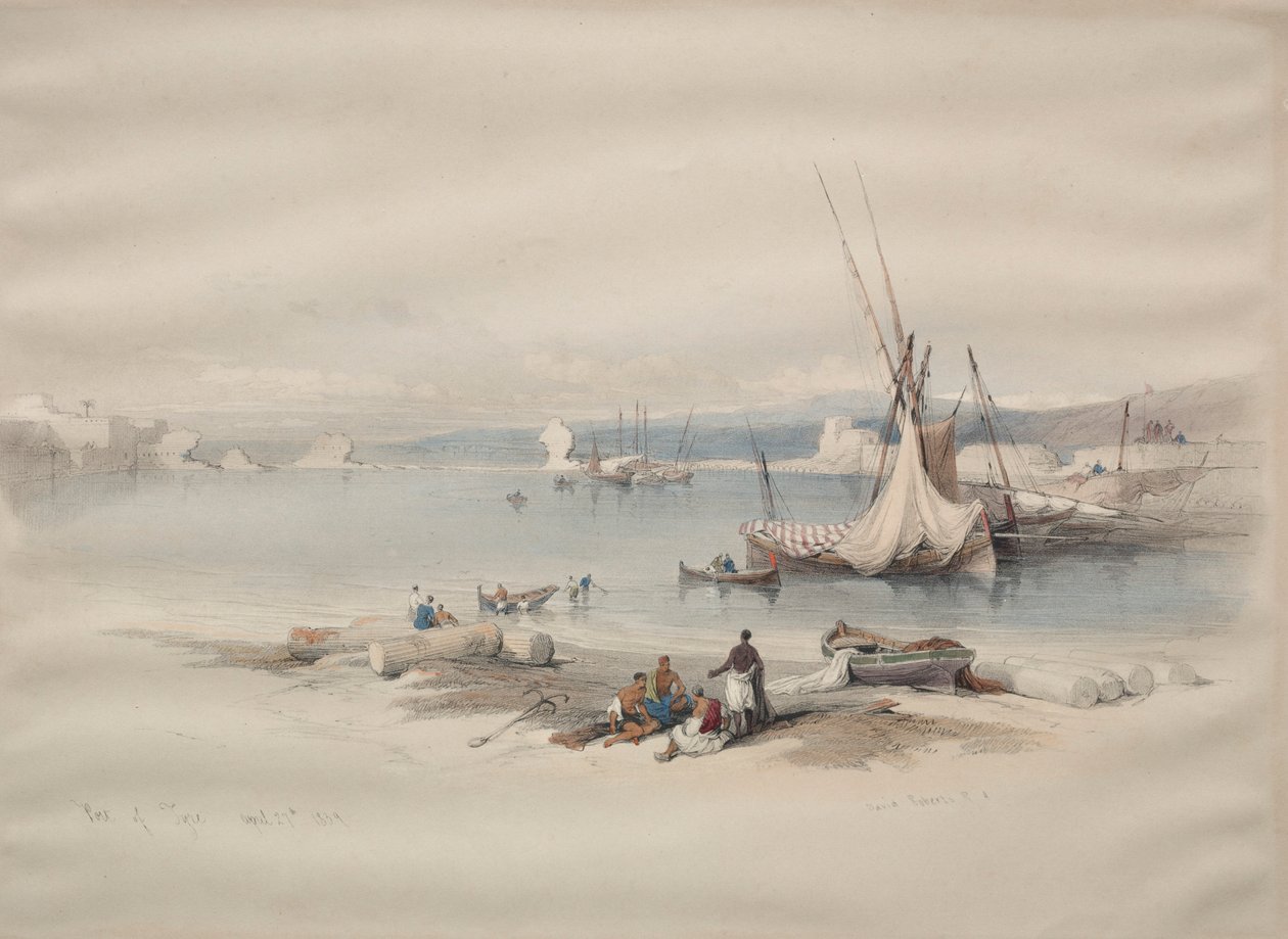 Haven van Tyrus door David Roberts