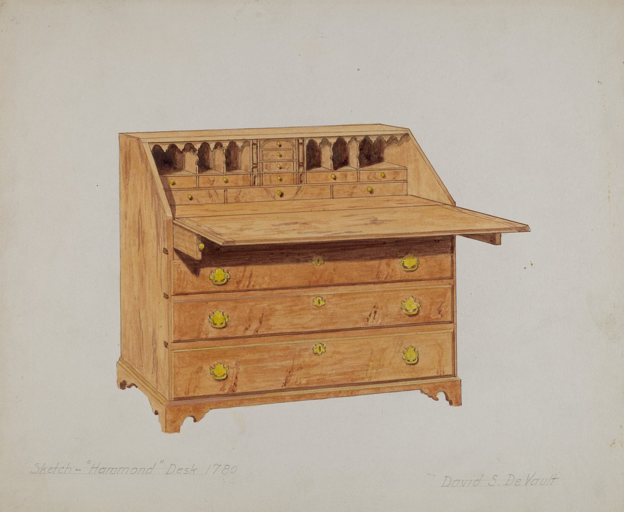 Bureau door David S. De Vault