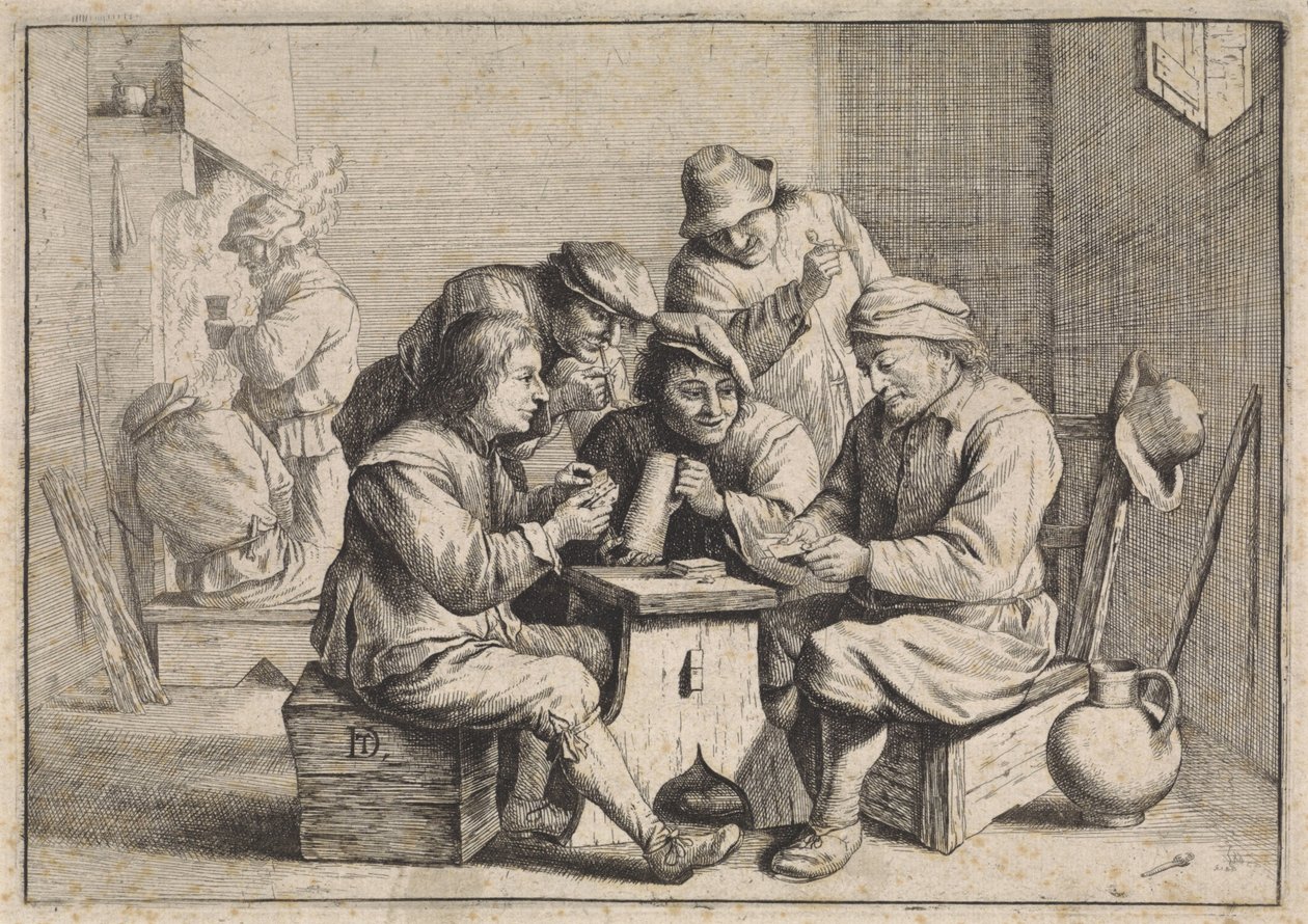 Kaartspelers door David Teniers (II)