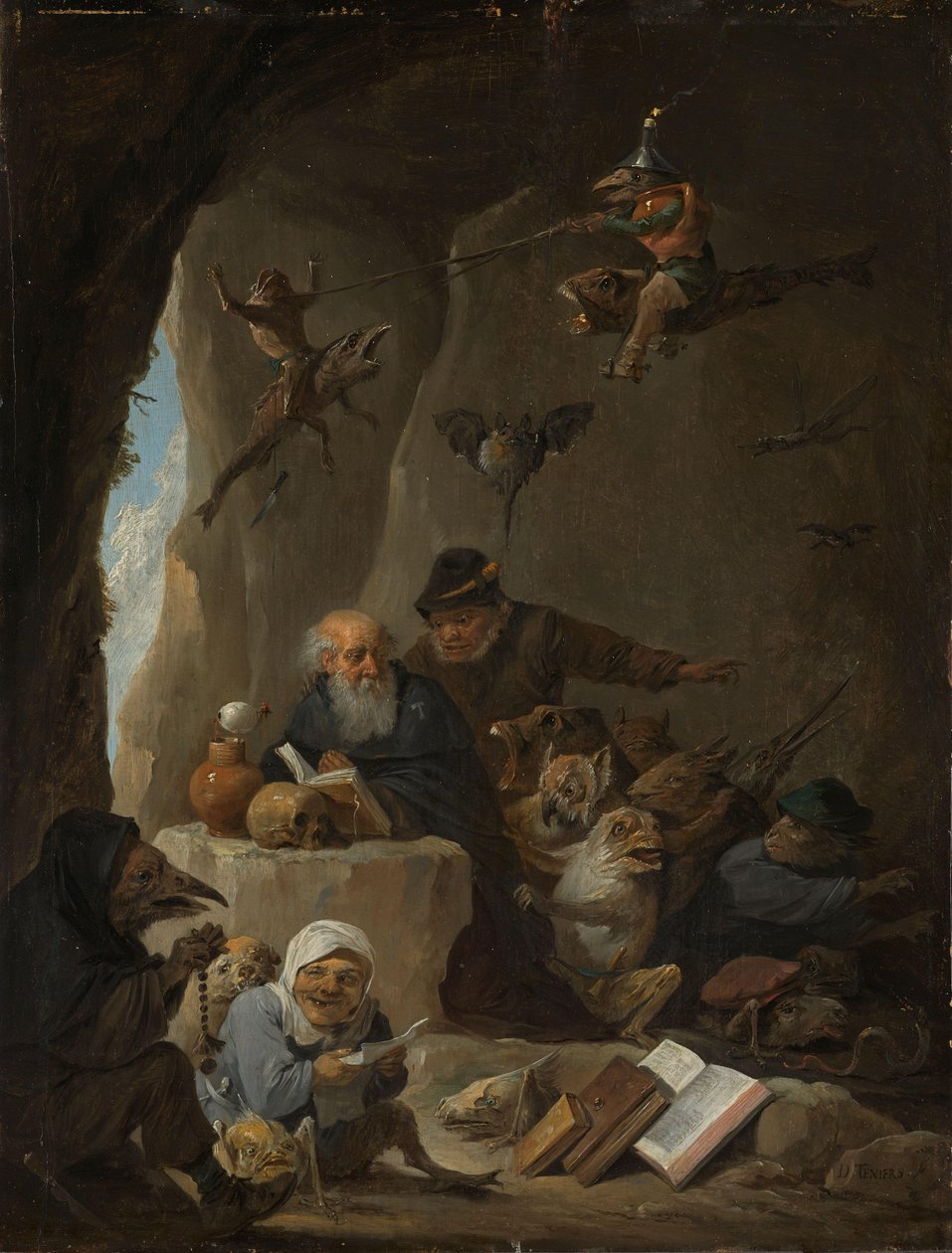 De Verzoeking van St. Antonius door David Teniers (II)