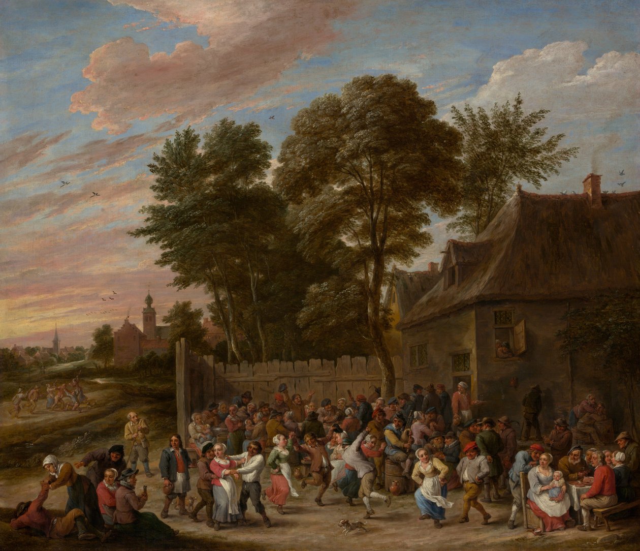 Boeren Dansen en Feesten door David Teniers II