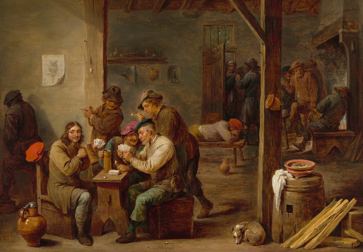 Taveernescène door David Teniers II