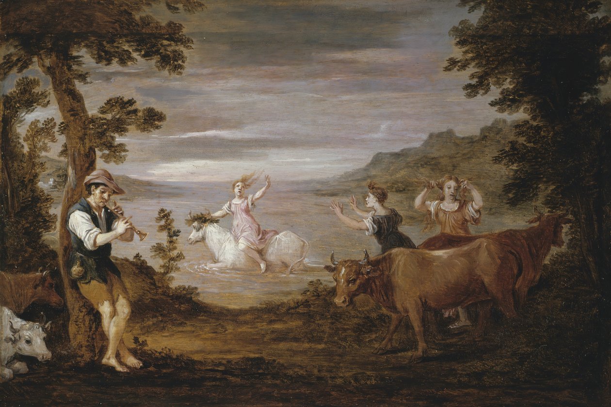 De verkrachting van Europa door David Teniers II