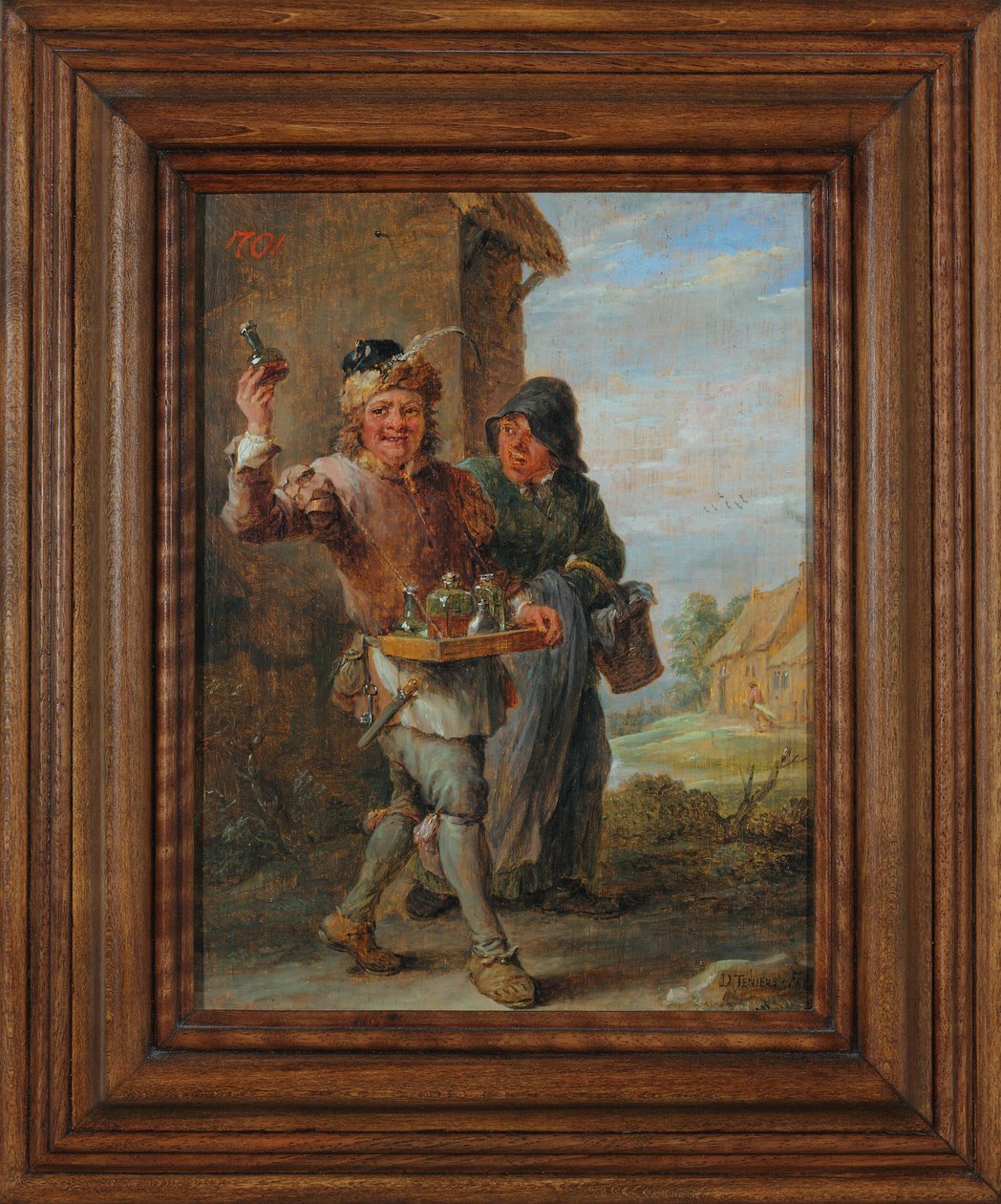 Plattelandsarts, ca. 1670 door David Teniers the Younger