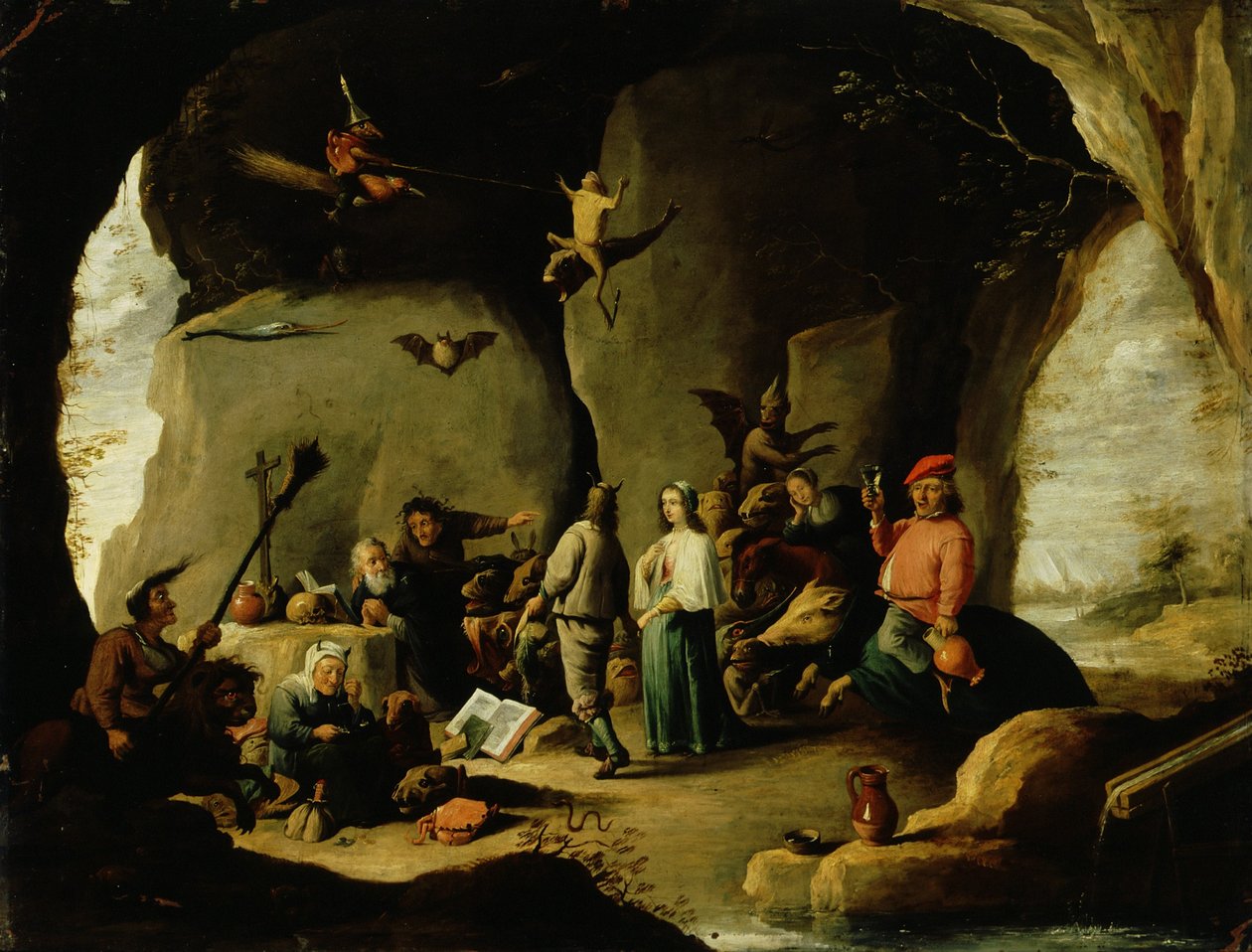 Verzoeking van Sint Antonius door David Teniers the Younger