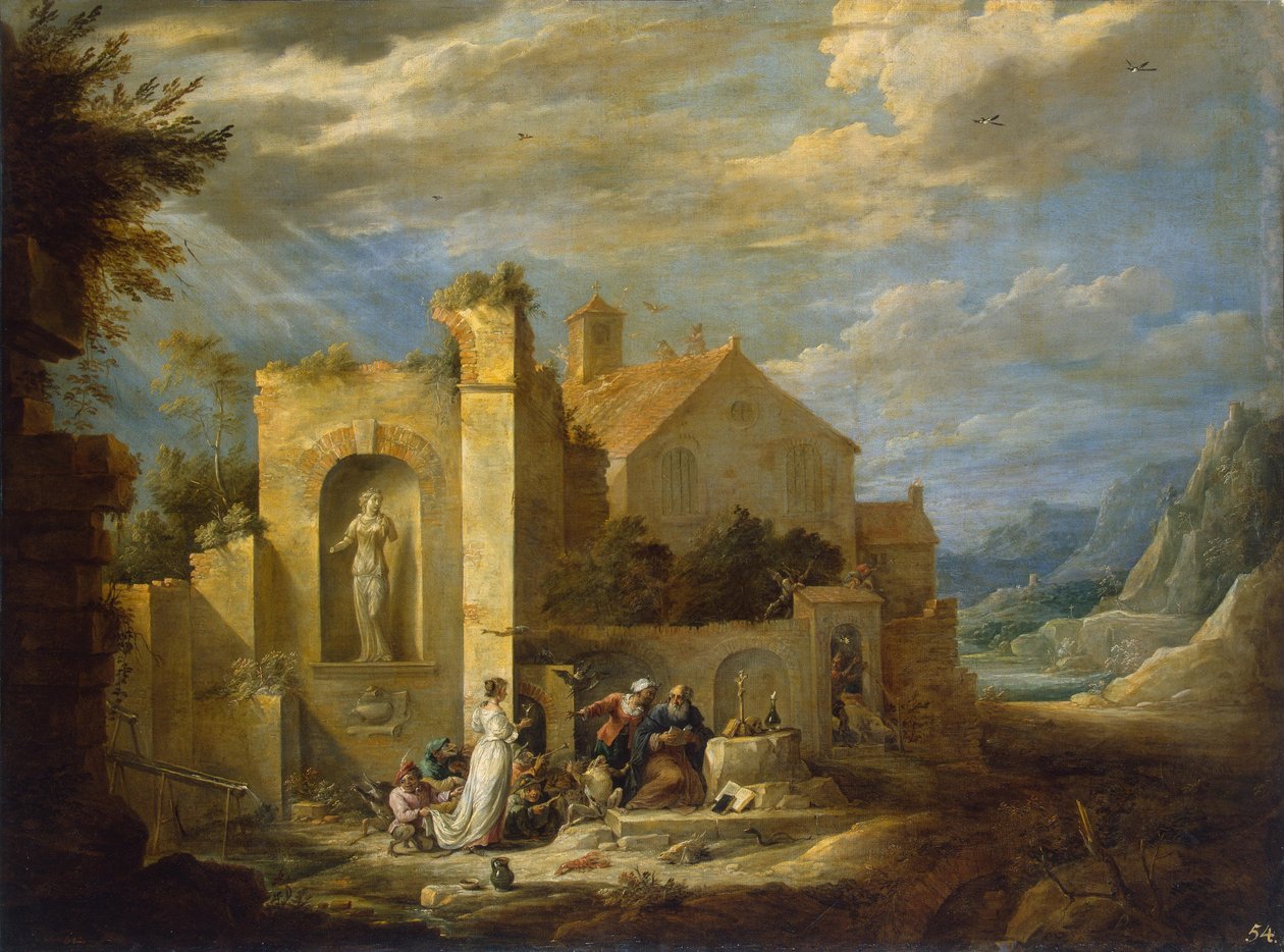 Verleiding van Sint-Antonius door David Teniers the Younger