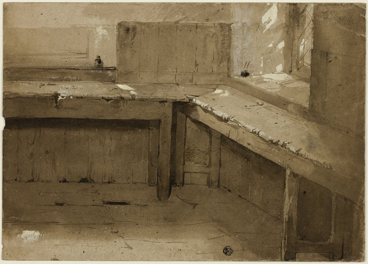Achtergrondstudie door David Wilkie