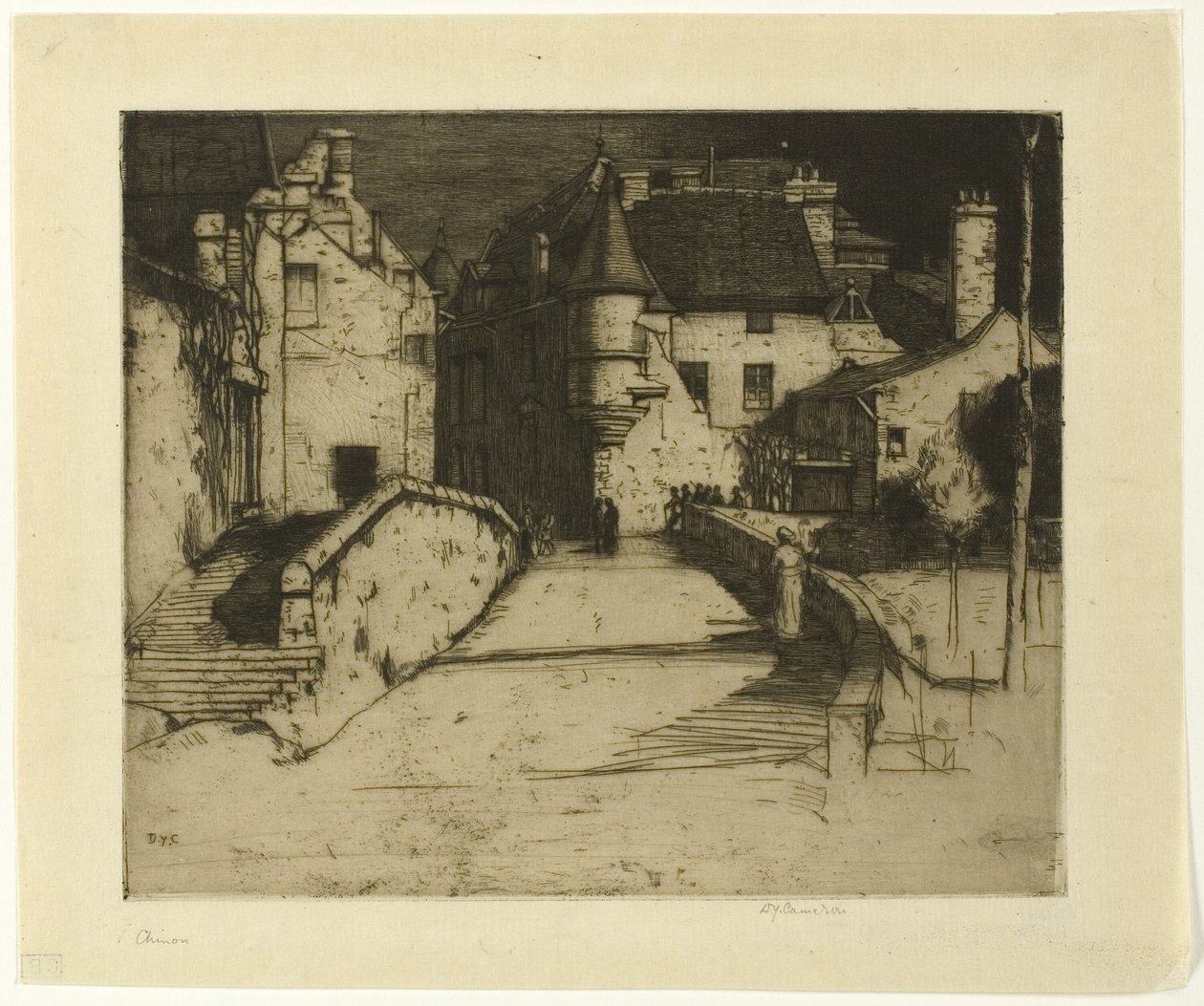 Chinon door David Young Cameron