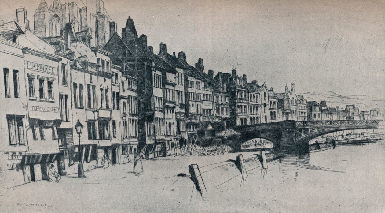 Dinant, 1907 door David Young Cameron