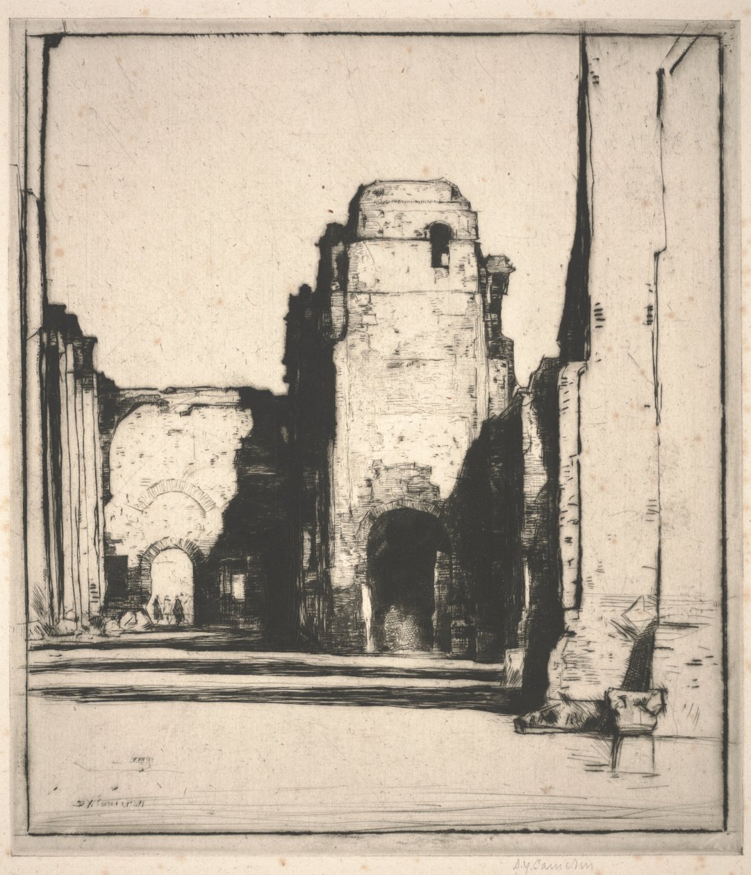 Tepidarium door David Young Cameron