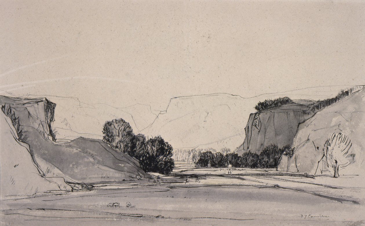 De vallei, 1914 door David Young Cameron