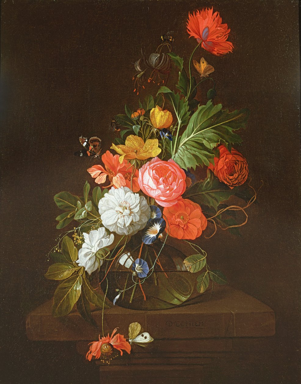 Stilleven van Bloemen door David de II Heem