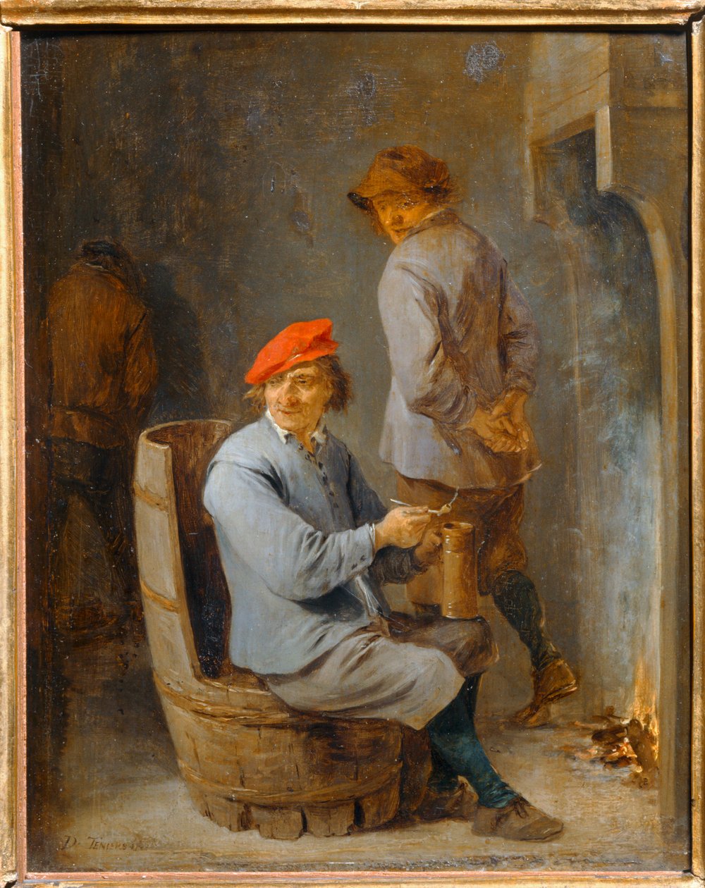 Roken. Vatenroker ... door David the Younger Teniers