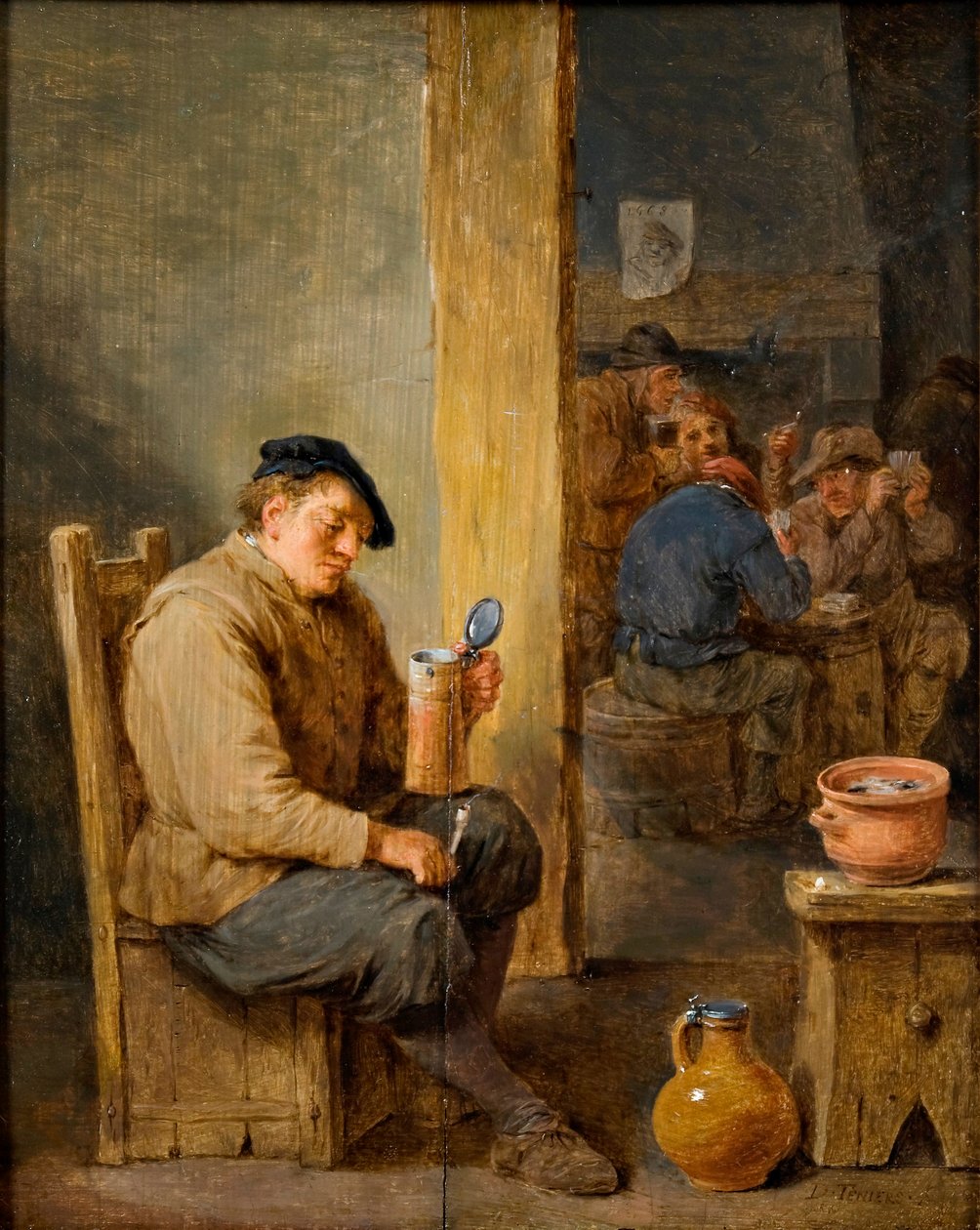 De Lege Beker door David the Younger Teniers
