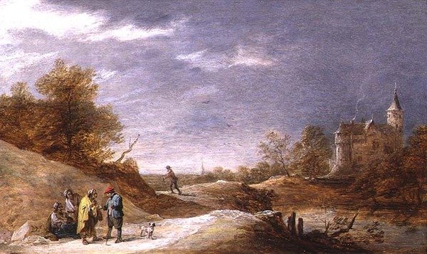 De Waarzegster door David Teniers the Younger
